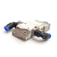 Used SMC SYJ512M-5LOZ-M5 Solenoid Valve, Normally Closed, 3-Port, 24V DC Coil
