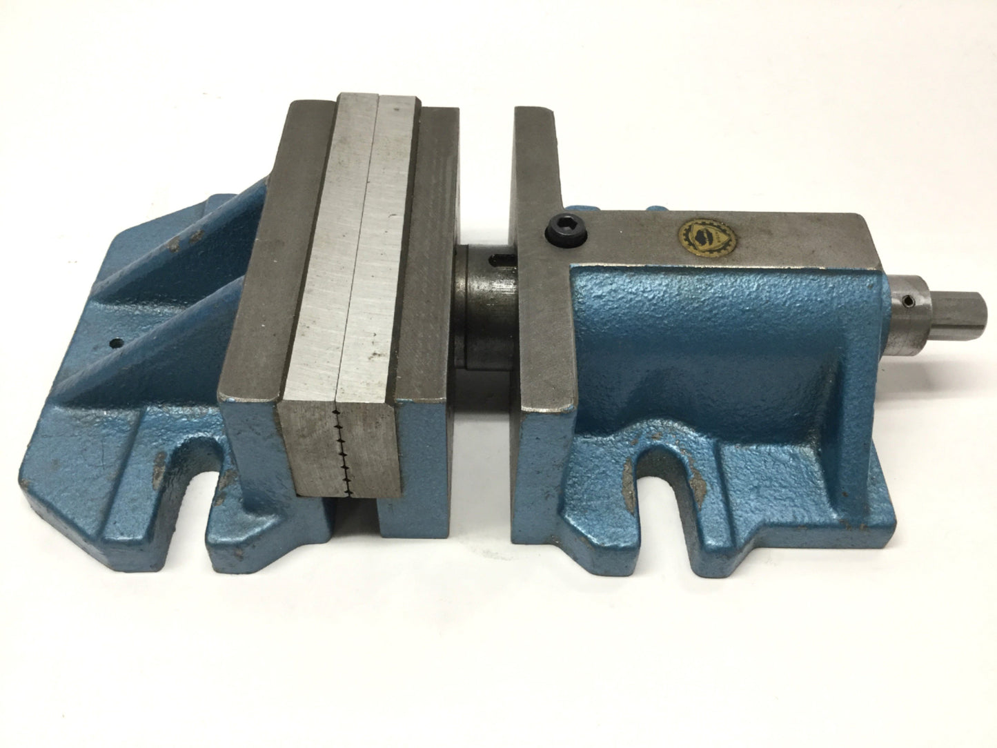 Used Bison 6522-160 Milling Machine Vise, 2-Piece, 160mm Wide x 80mm Jaws, 4000N