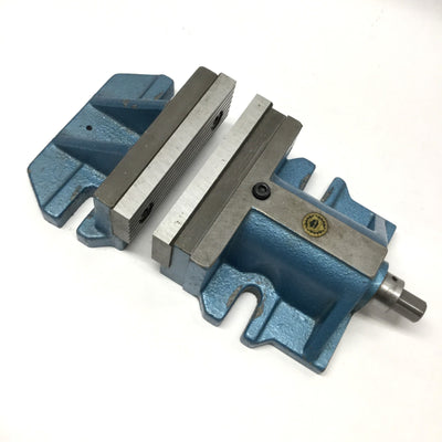 Used Bison 6522-160 Milling Machine Vise, 2-Piece, 160mm Wide x 80mm Jaws, 4000N