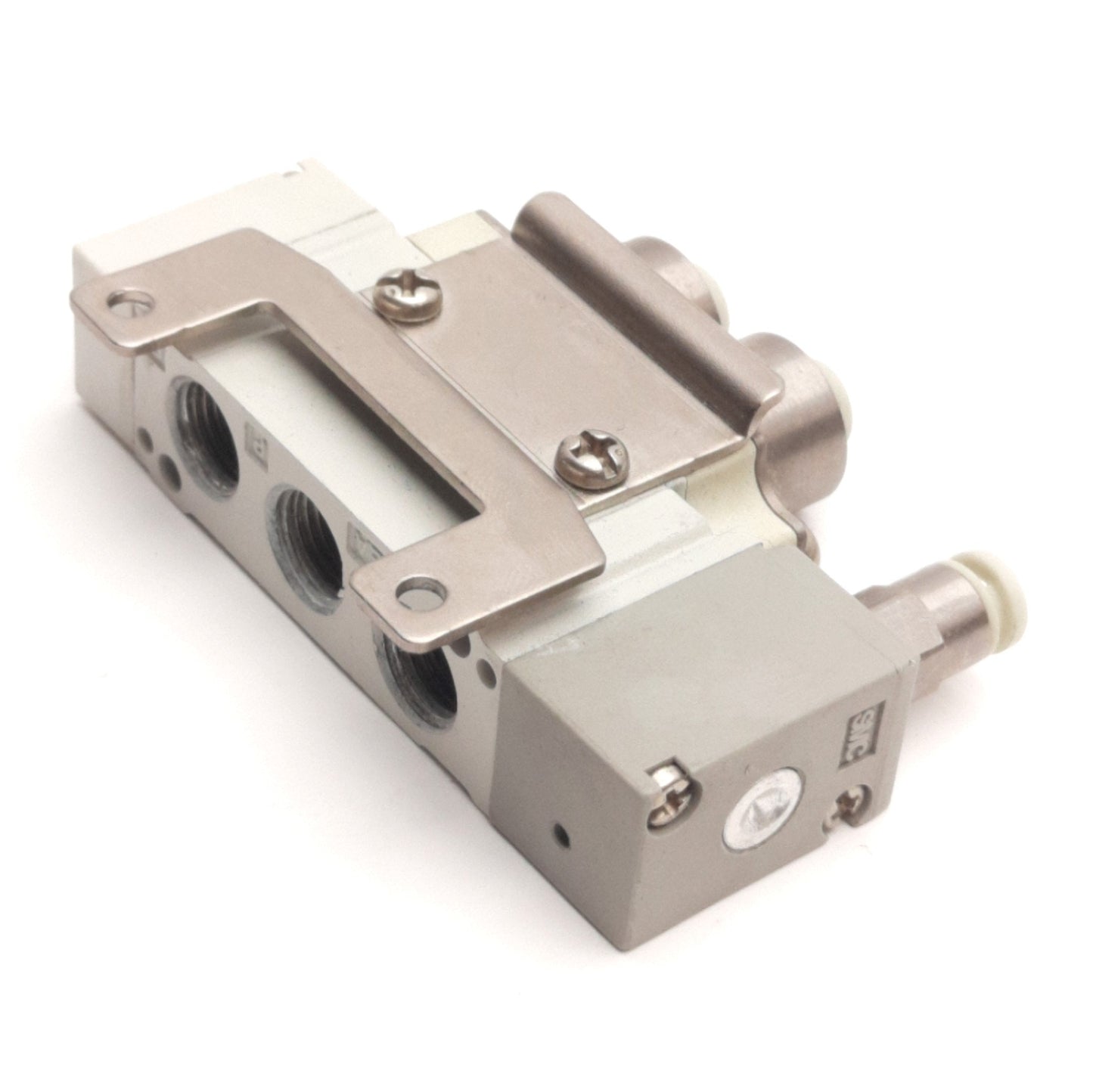 Used SMC SYA5120-C4 Pilot Valve, 2-Position 5-Port, Pressure: 0.15-0.7MPa, 1/8" NPT