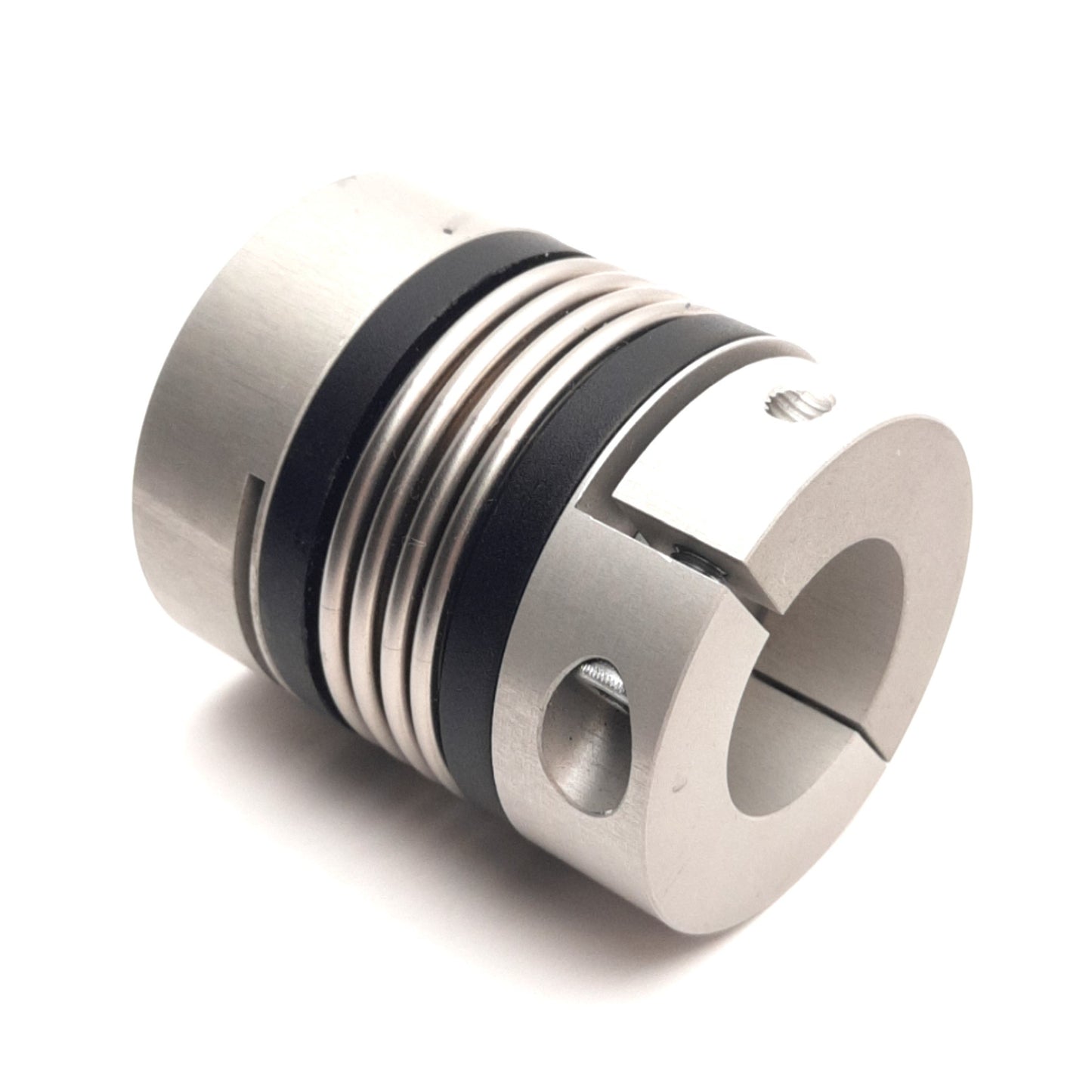 Used R&W BK2/15/59/25/15 Metal Bellows Coupling, 25mm x 15mm Bore, 49mm OD, 15 Nm