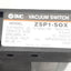 Used SMC ZSP1-S0X-15CN-D Vacuum Switch w/ (2x VJ114), NPN, 12-24V DC, -20 to -101kPa
