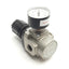 Used SMC AR30-N03-Z Pressure Regulator w/ 160Psi Gauge, 3/8" NPT, 125Psi Set Pressure