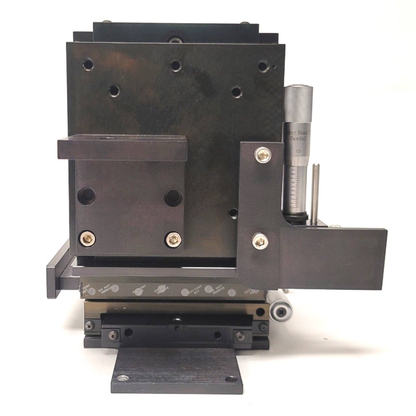 Used Parker 4436 Linear 3-Axis XYZ Ball Bearing Positioner, 5" Stage, 1" Travel