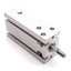 Used SMC CDU16-20D Compact Cylinder, Bore: 16mm, Stroke: 20mm, 0.7MPa, M5x0.8