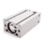 Used SMC CDU16-20D Compact Cylinder, Bore: 16mm, Stroke: 20mm, 0.7MPa, M5x0.8