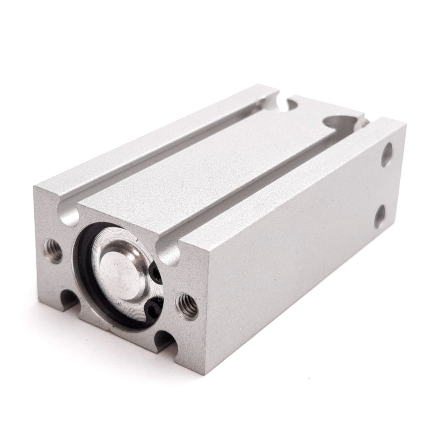Used SMC CDU16-20D Compact Cylinder, Bore: 16mm, Stroke: 20mm, 0.7MPa, M5x0.8