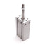 Used SMC CDU16-20D Compact Cylinder, Bore: 16mm, Stroke: 20mm, 0.7MPa, M5x0.8