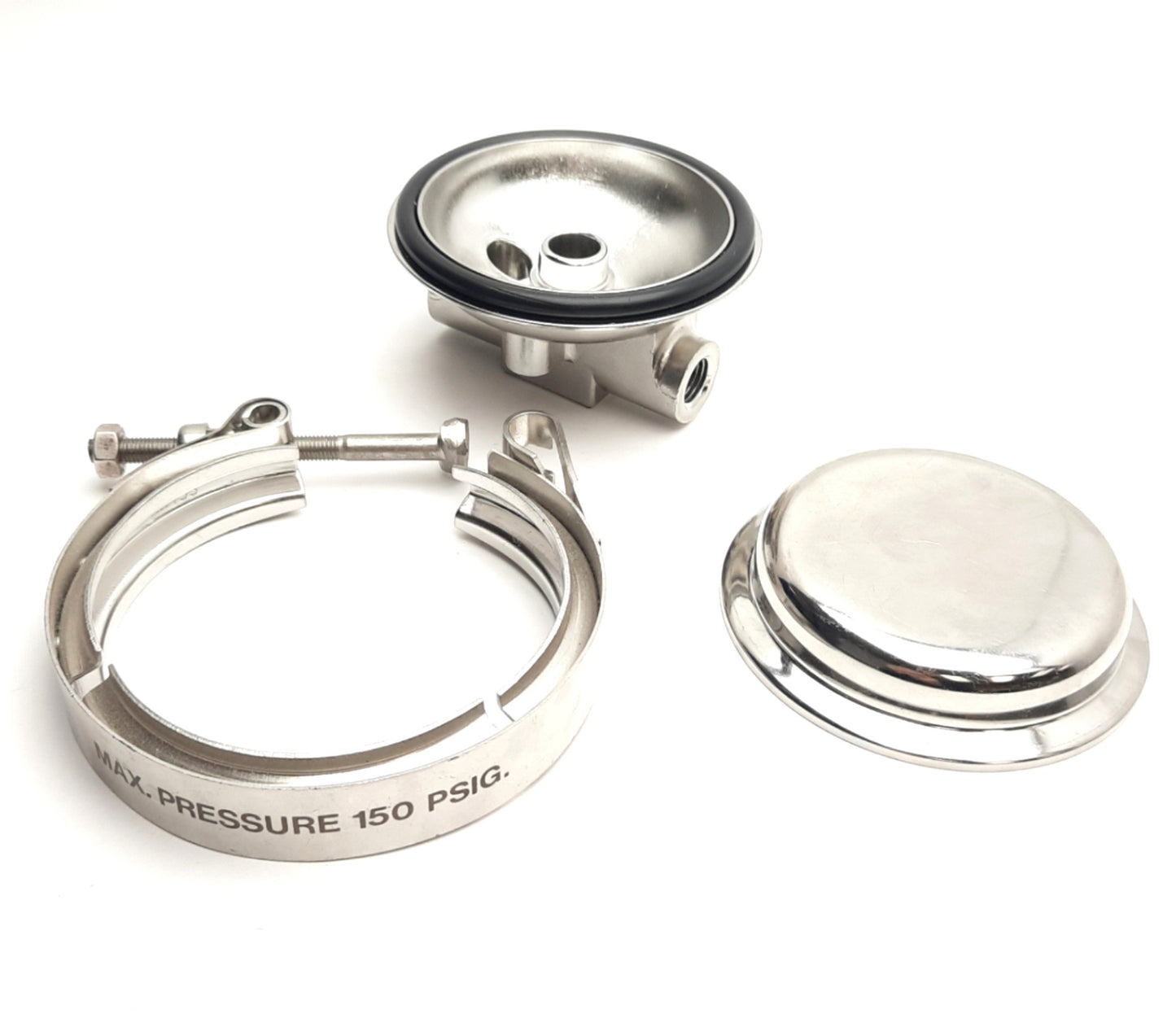 Used Millipore YY5000510 T-Line Filter Housing For 6-Stack, 1/4"FNPT, 150 Psig Max