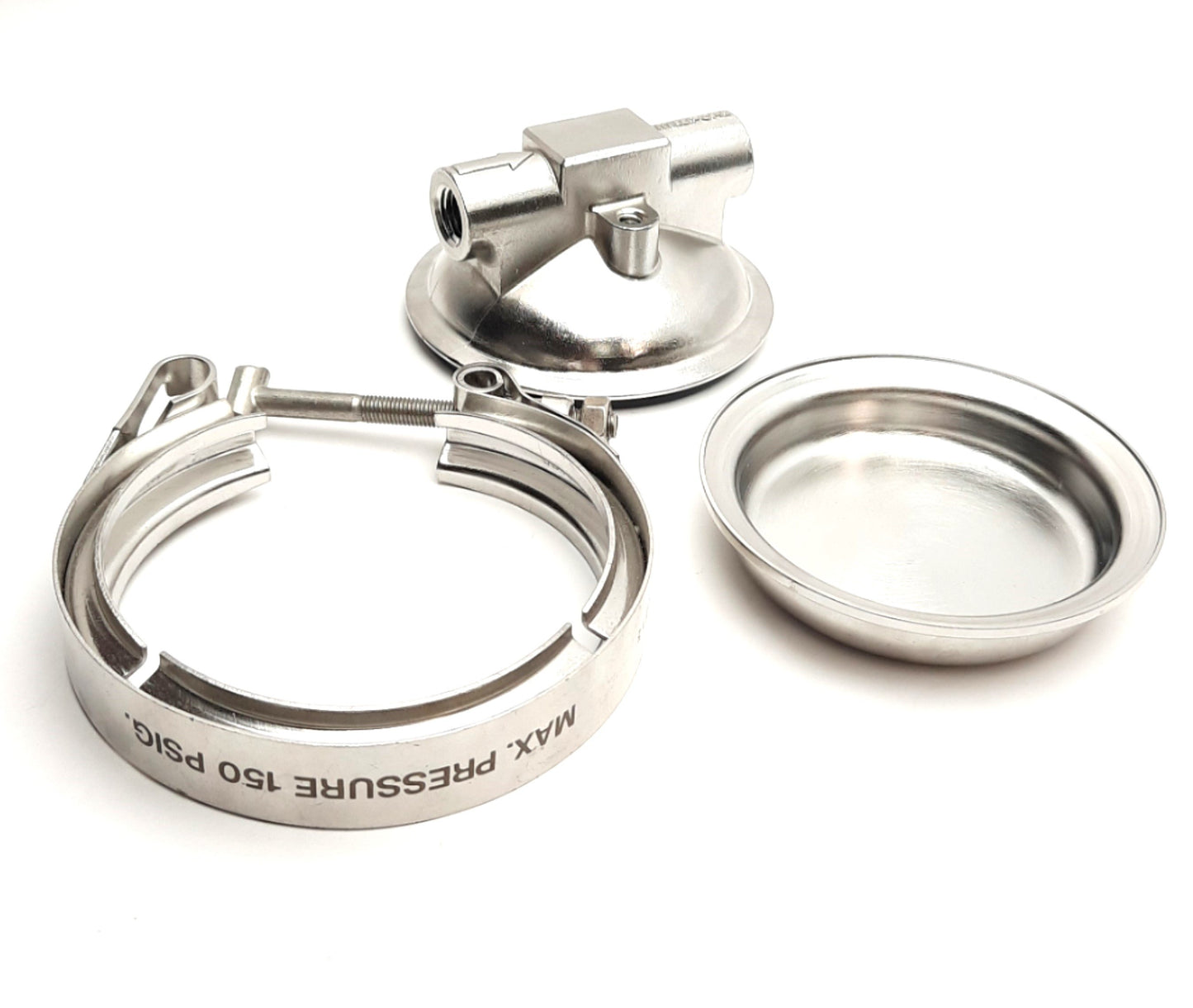 Used Millipore YY5000510 T-Line Filter Housing For 6-Stack, 1/4"FNPT, 150 Psig Max