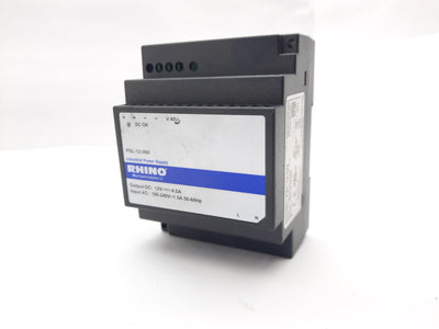 Used Rhino PSL-12-060 Switching Power Supply 1 Phase 11-14VDC, 90-264VAC 125-375VDC
