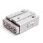 Used SMC MGJ10-20 Miniature Guided Cylinder, Bore: 10mm, Stroke: 20mm, 0.7MPa, M3x0.5