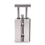 Used SMC CXSJL6-20 Compact Dual Rod Cylinder, Bore: 6mm, Stroke: 20mm, 0.7MPa, M3x0.5