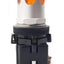 New Eaton HT8GDAV7 Push Button Incandescent Illuminated, Amber 28mm, 120VAC