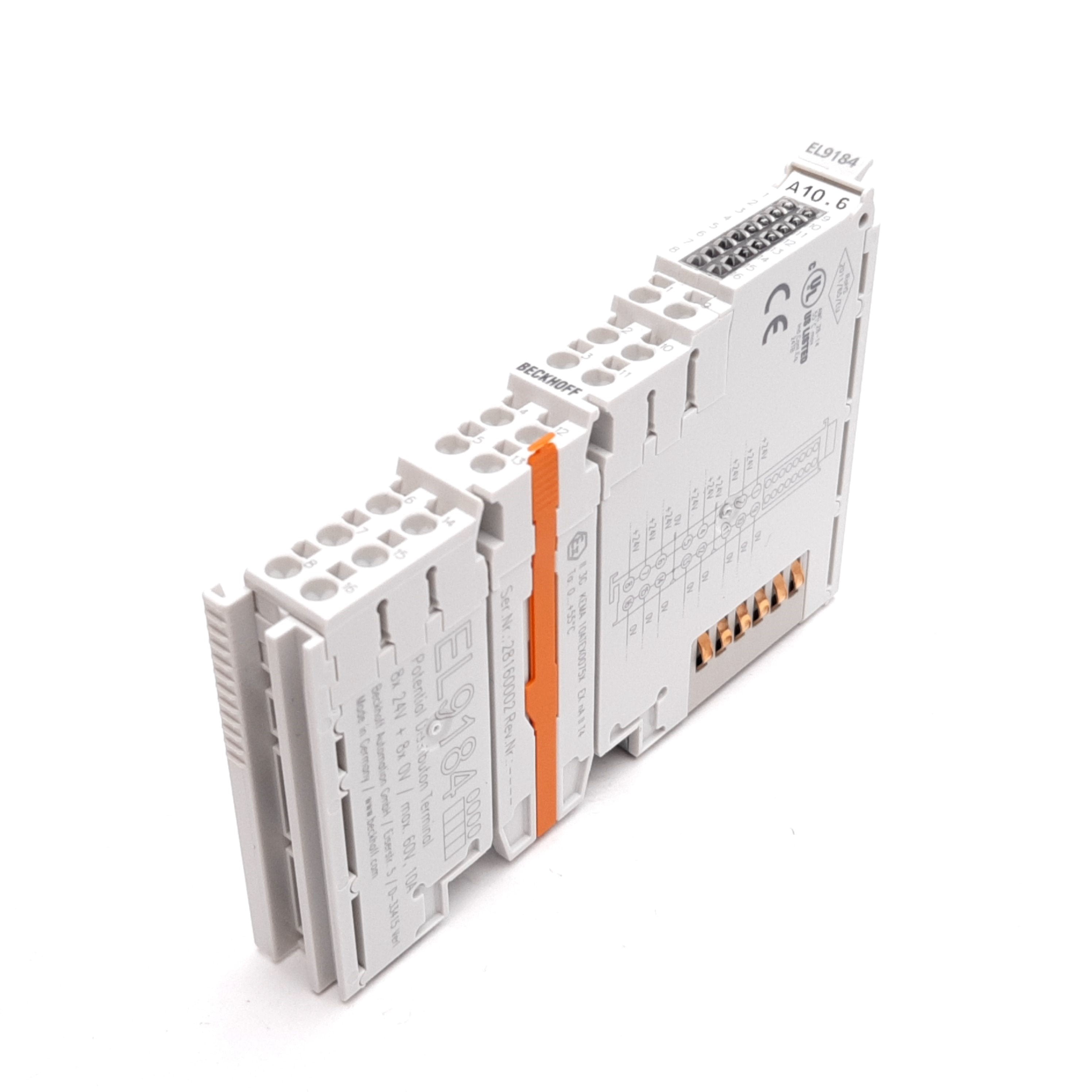 Pential Module Beckhoff EL9184 Potential Distribution Terminal Module 8 x 24V 8 x 0V ...