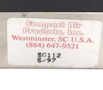 Used Compact Air Products SG112 Angular Gripper, Bore: 1.125", Ports: 1/8" NPT