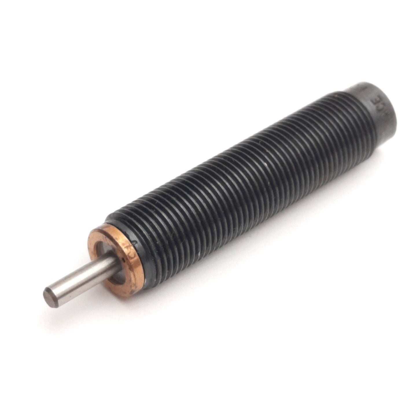 Used Ace Controls MC75M3-NB Miniature Shock Absorber 10mm Stroke, 9J, M12 Mounting