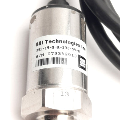 Used SSI Technologies P51-15-G-A-I36-5V-R Pressure Sensor 15 Psi, 5V DC Output
