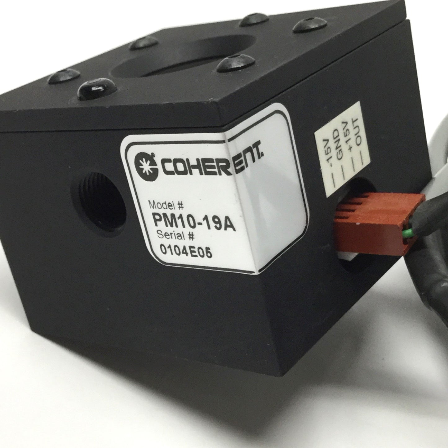 Used Coherent PM10-19A Laser Thermopile Power Sensor 10mW-10W, 190-11000nm, Ø19mm