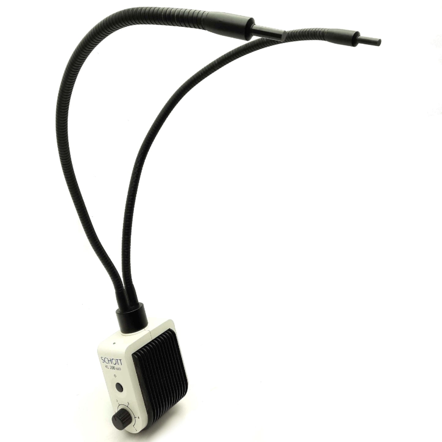 Used SCHOTT/Leica KL200 LED Microscope Light Source w/10446389 Bifurcated Light Guide