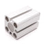 Used SMC CDQSB12-15DM Compact Cylinder, Bore: 12mm, Stroke: 15mm, 1.0MPa, M5x0.8