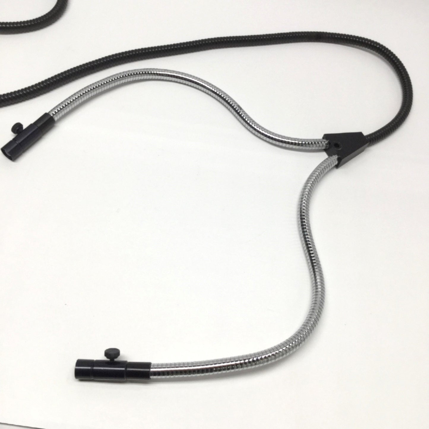 Used Fostec A08520.60 Combination Dual Gooseneck Bundle Fiber Optic Light Guide, 5ft