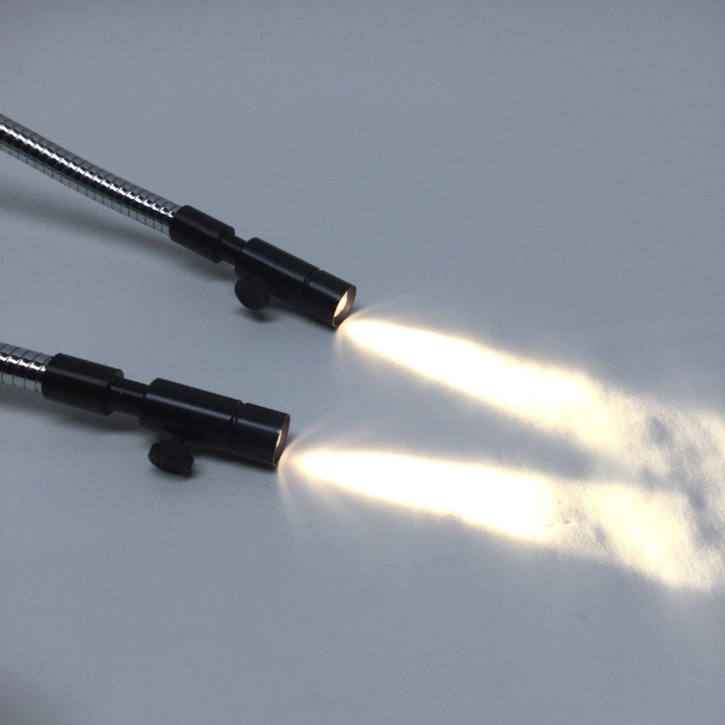 Used Fostec A08520.60 Combination Dual Gooseneck Bundle Fiber Optic Light Guide, 5ft