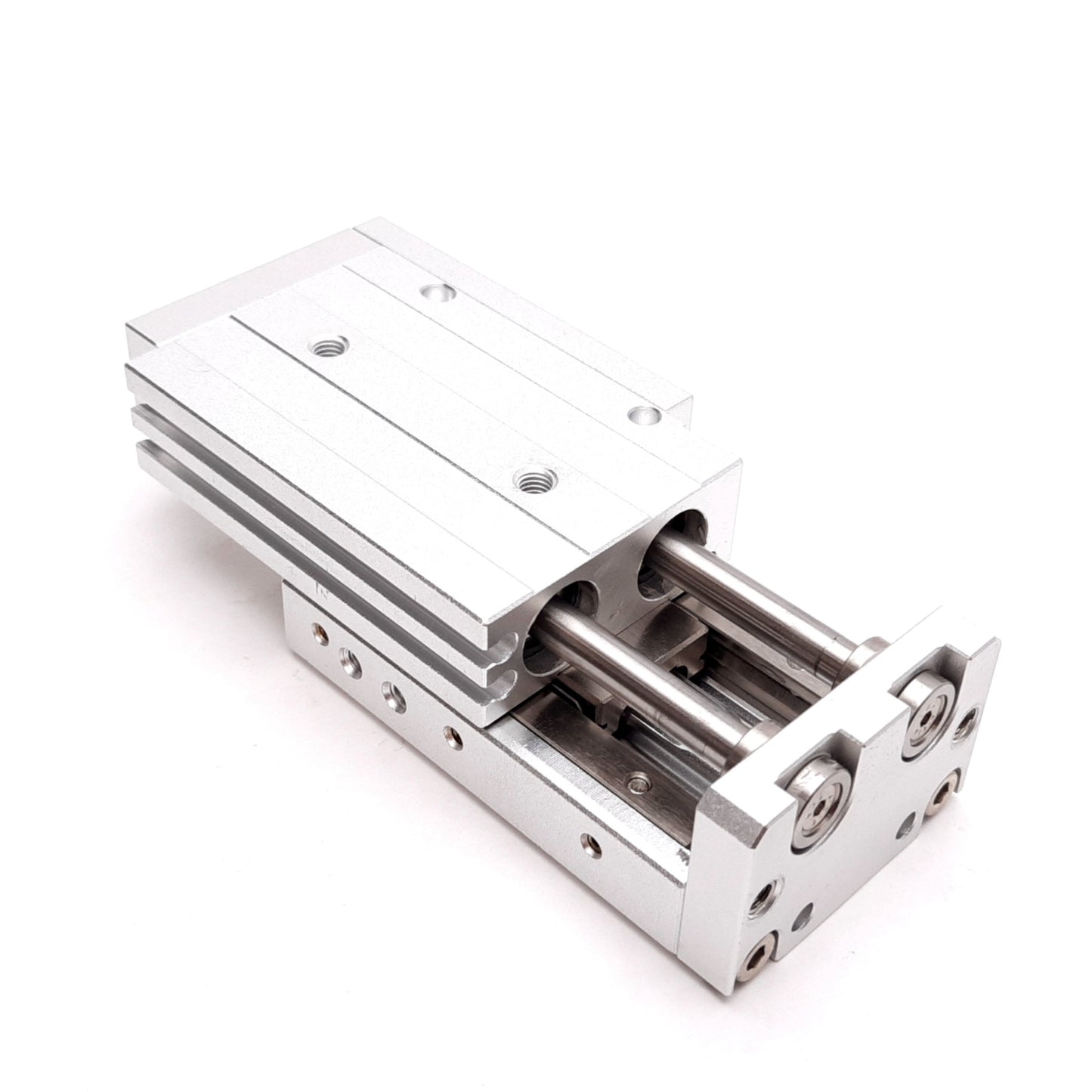 Used Protec PST12NS-30-A P001 Pneumatic Slide Table, Bore: 12mm, Stroke: 30mm, M5x0.8
