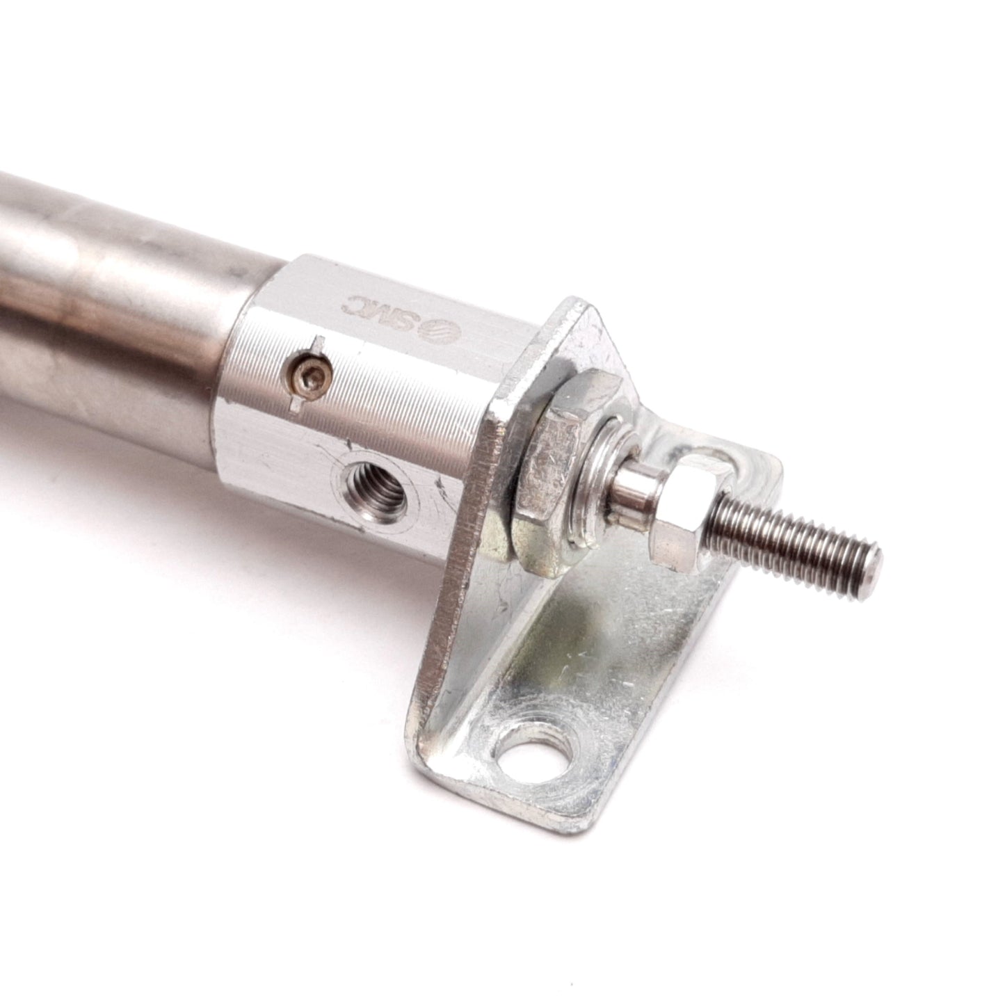 Used SMC CDJ2B16-45AZ-B Pneumatic Cylinder, Bore: 16mm, Stroke: 45mm, 0.7MPa, M5x0.8