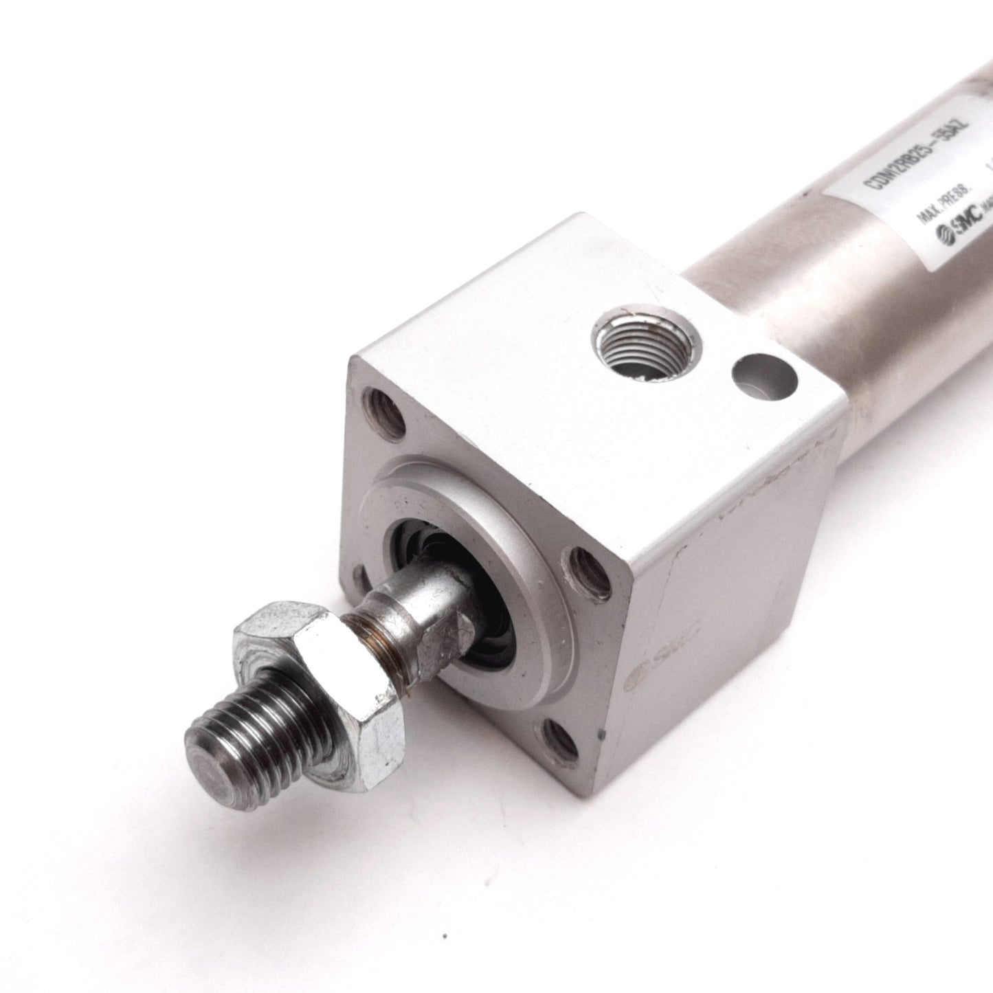 Used SMC CDM2RB25-55AZ Pneumatic Cylinder, Bore: 25mm, Stroke: 55mm, 1.0MPa, Rc1/8