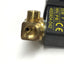 Used ASCO SCG256 2-Way Solenoid Valve Normally Open w/ Manual Override, G1/8", 24VDC