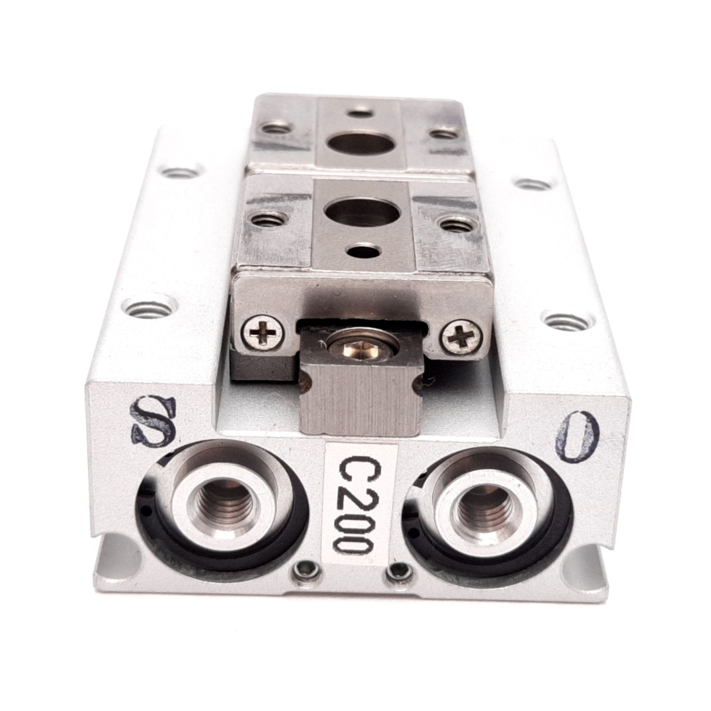 Used SMC MHF2-12D Pneumatic Gripper, Bore: 12mm, Stroke: 6mm/Finger, 0.1-0.7MPa