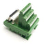 Used Phoenix Contact FLKMS-D25 Sub/B Breakout Board DB25 Female to Terminals