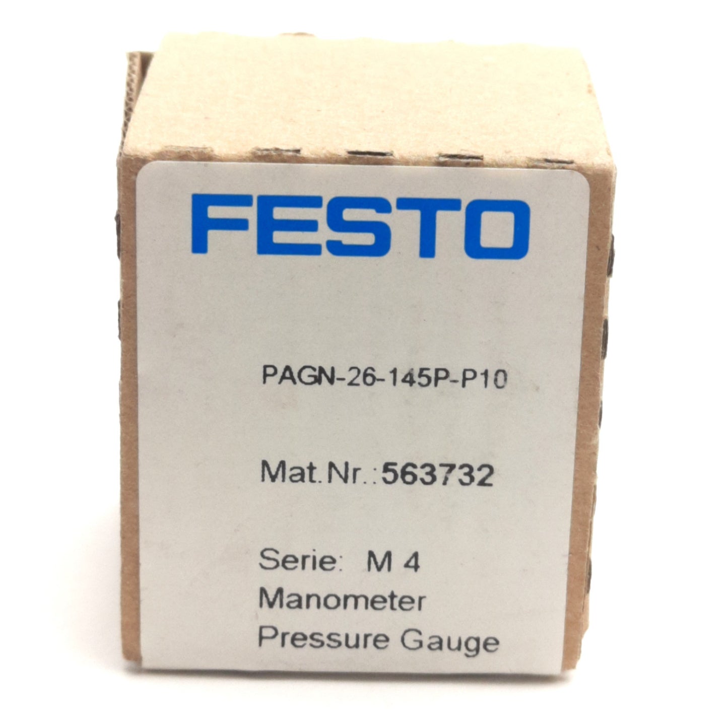 New Lot of 3 Festo PAGN-26-145P-P10 Gauge, 0-145Psi/10Bar, 10mm Cartridge, 563732
