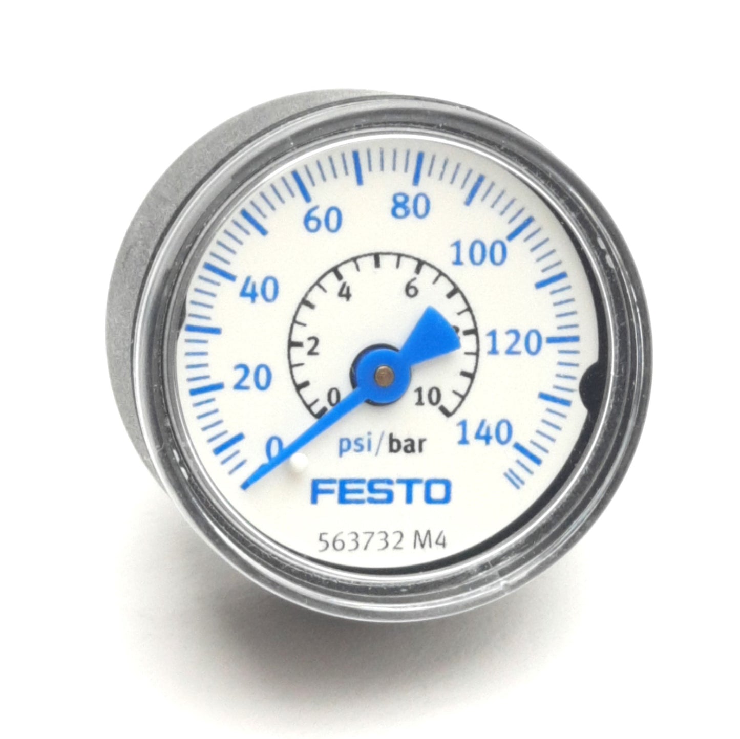 New Lot of 3 Festo PAGN-26-145P-P10 Gauge, 0-145Psi/10Bar, 10mm Cartridge, 563732