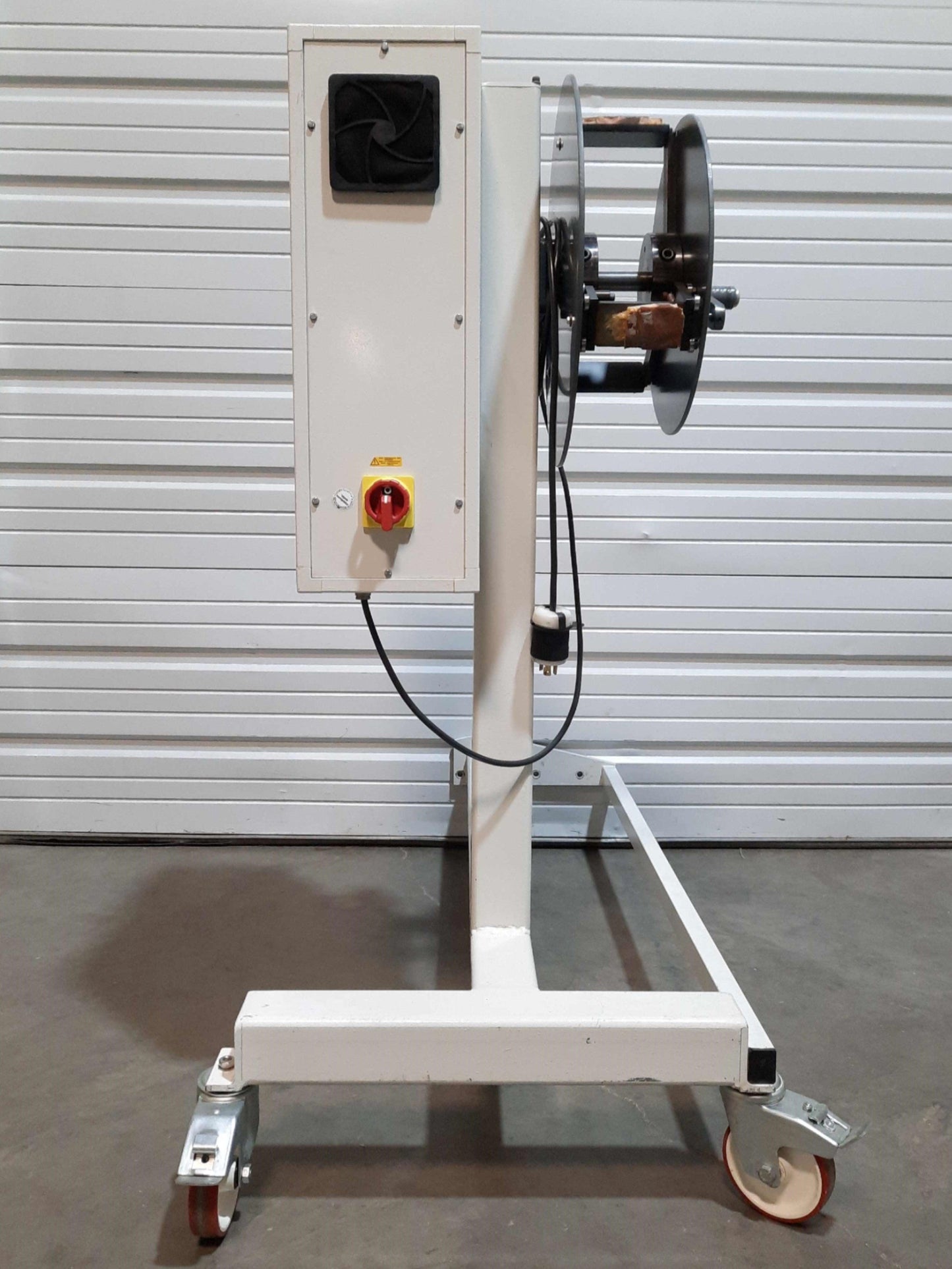 Used DRACON ARA-400 Winder With Dancer, CW, 16" Core 70" OD, 25RPM, 1PH 240VAC