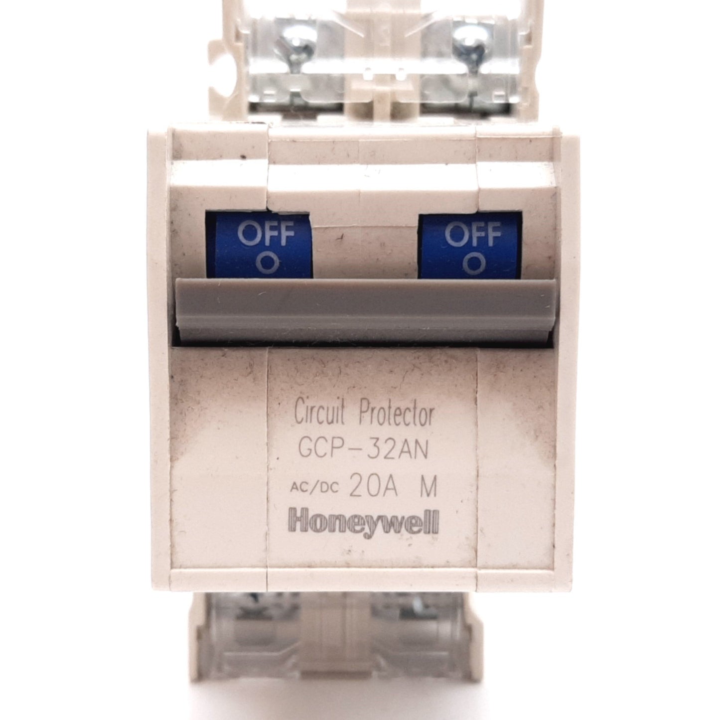 Used Honeywell GCP-32ANM20A Circuit Protector, 2-Pole, M-Curve, 20A 250VAC 120VDC