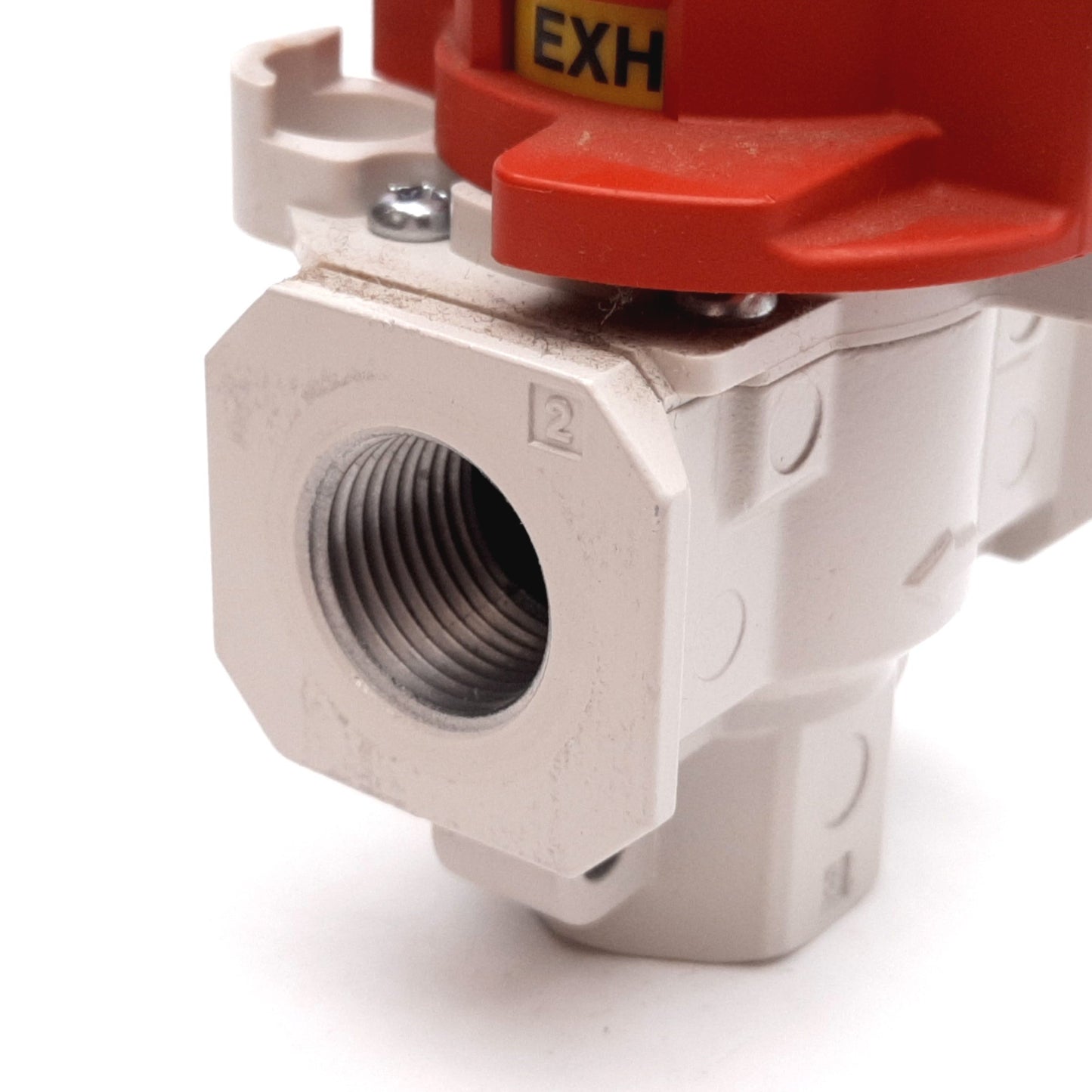Used SMC VHS30-03A Lock-Out Valve, 3-Port, Pressure: 0.1-1.0MPa, Ports: Rc3/8