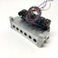 Used Bank of 6 Humphrey S410-39 Stacking Solenoid Valves 2-Pos, 4-Way, 24VDC Coil