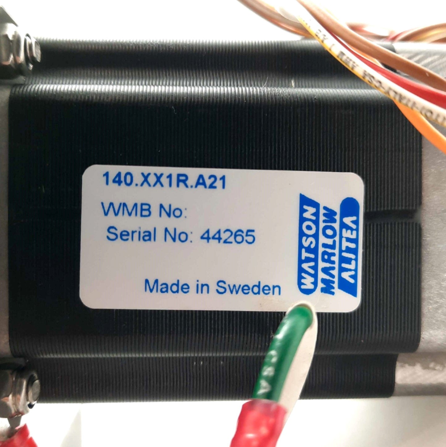 Used Watson-Marlow 140.XX1R.A21 Peristaltic Pump Head & Stepper 1-30ml/min 84V 3A/PH