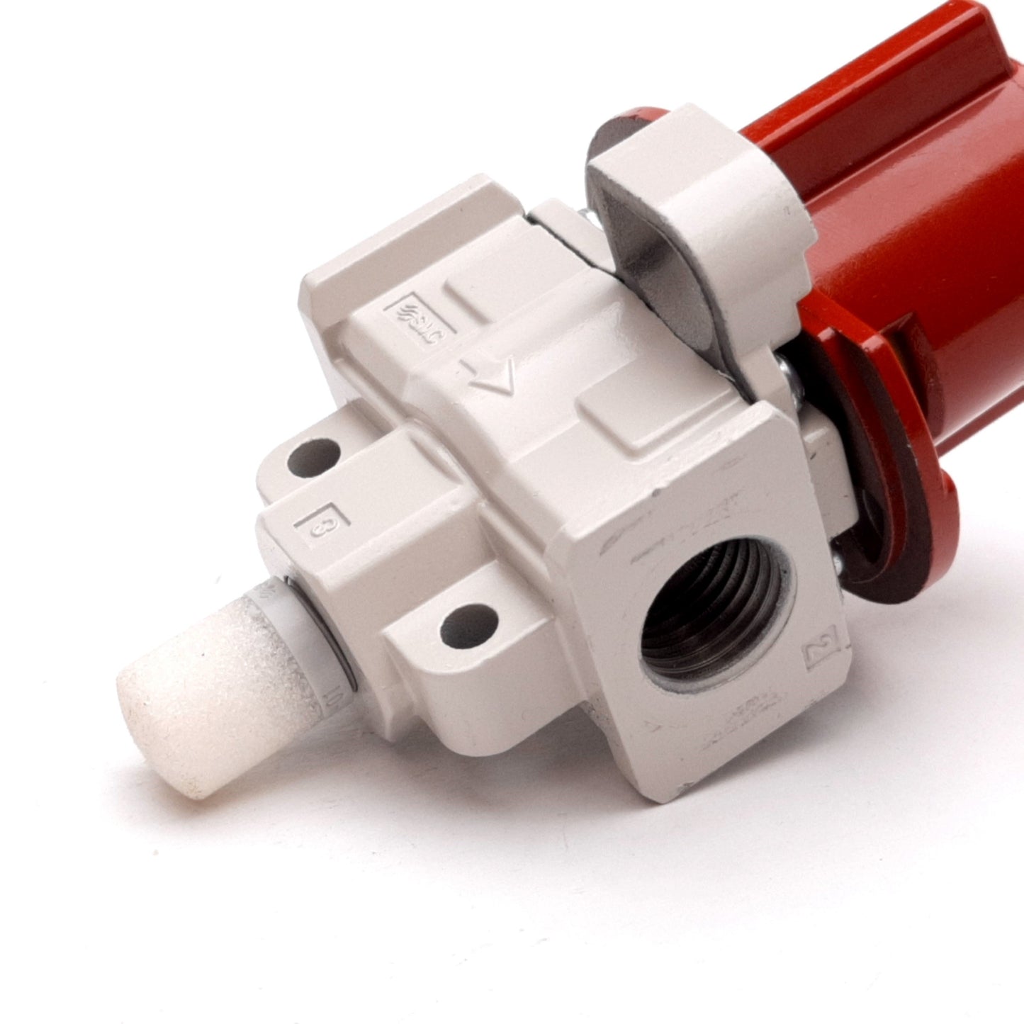 Used SMC VHS20-F02B Pressure Relief Valve, 3-Port, Rating: 0.1-1.0MPa, Ports: G1/4