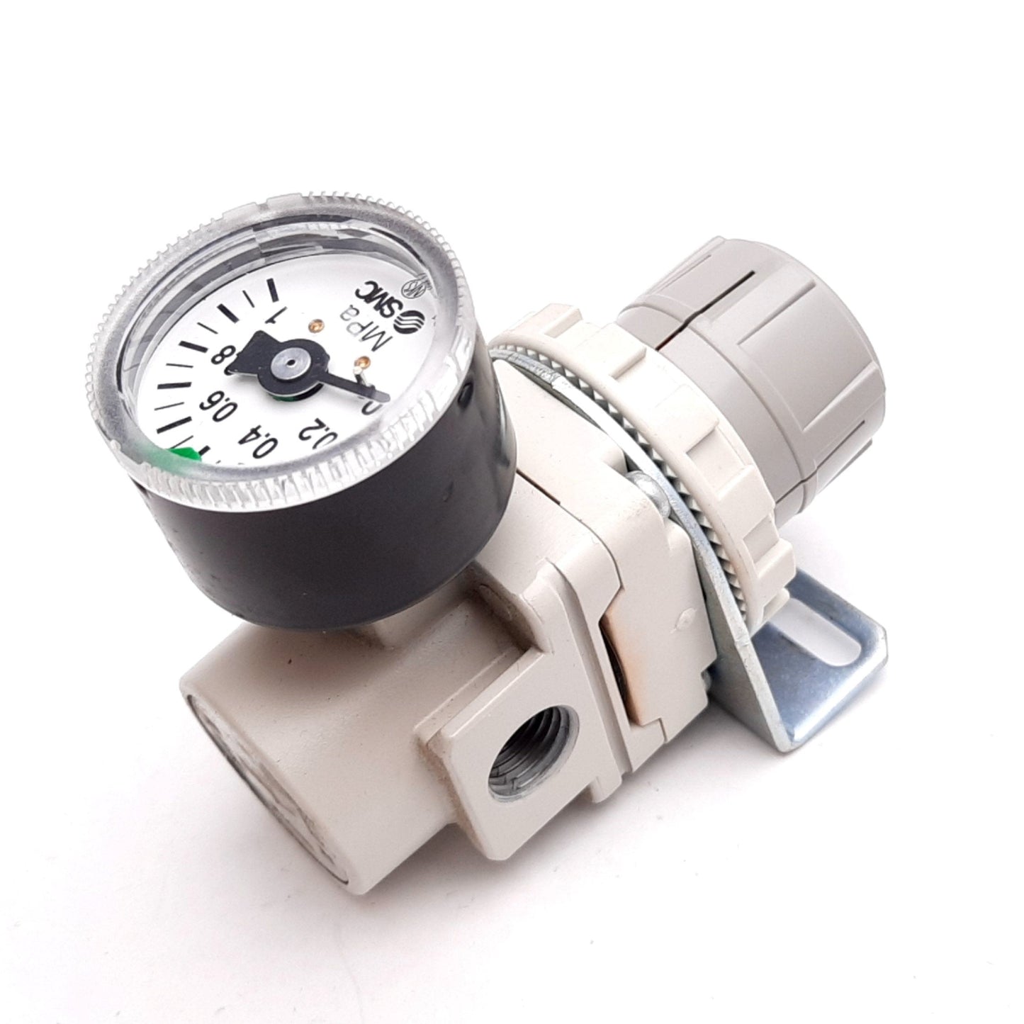 Used SMC AR20-02BG-A Pneumatic Regulator, Supply: 1.0MPa, Set: 0.05-0.7MPa, Rc1/4
