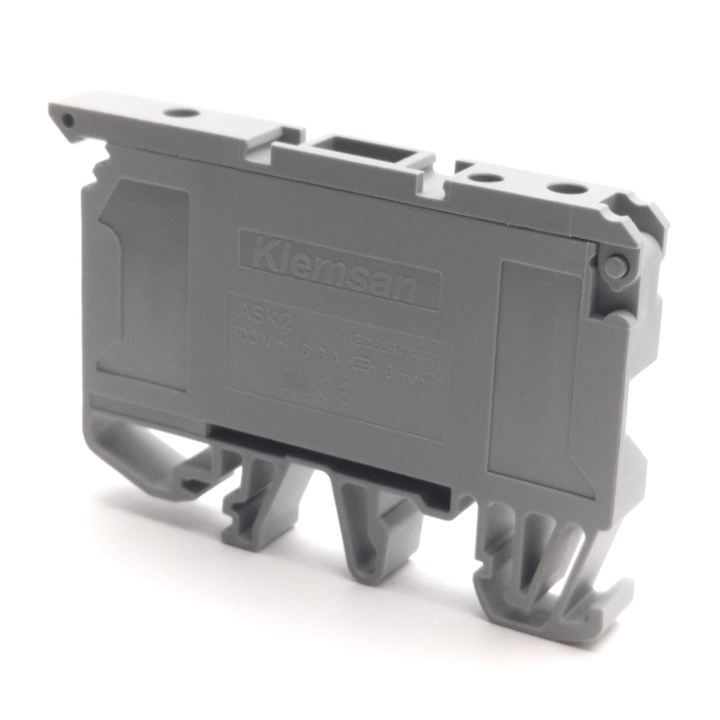 New Lot of 4 Omega Engineering ASK-2S Terminal Block Fuse Holders, 300V 6.3A