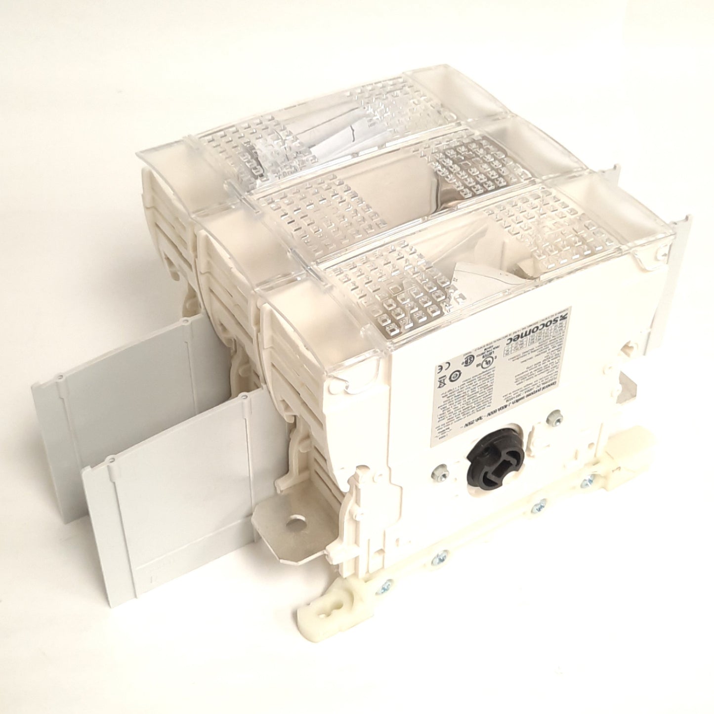 New – Open box Socomec 38513038 Fused Disconnect Switch, J400A, 600V AC, 250V DC, 3-Phase