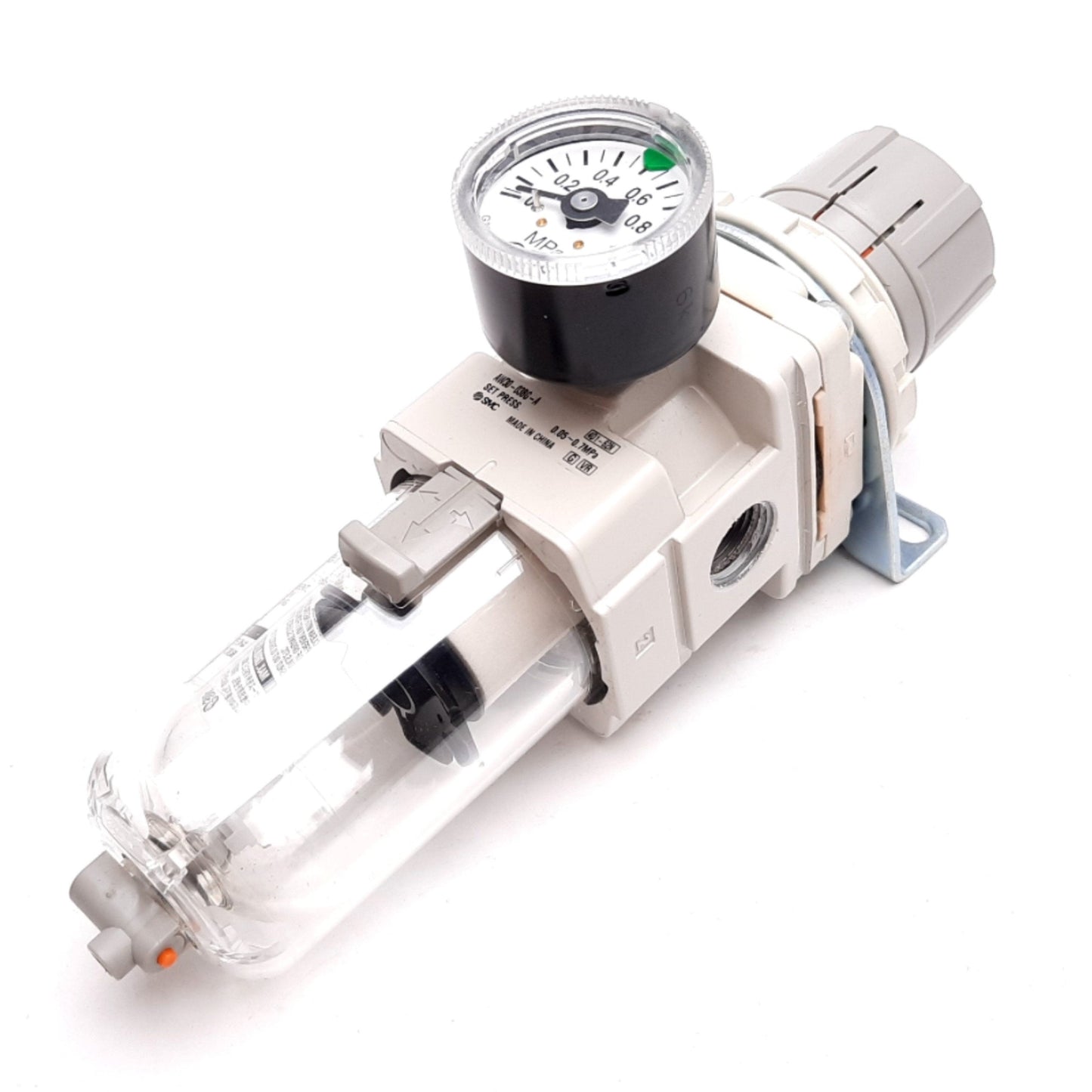 Used SMC AW30-03BG-A Filter Regulator, Supply: 1.0MPa, Set: 0.05-0.7MPa, Rc3/8