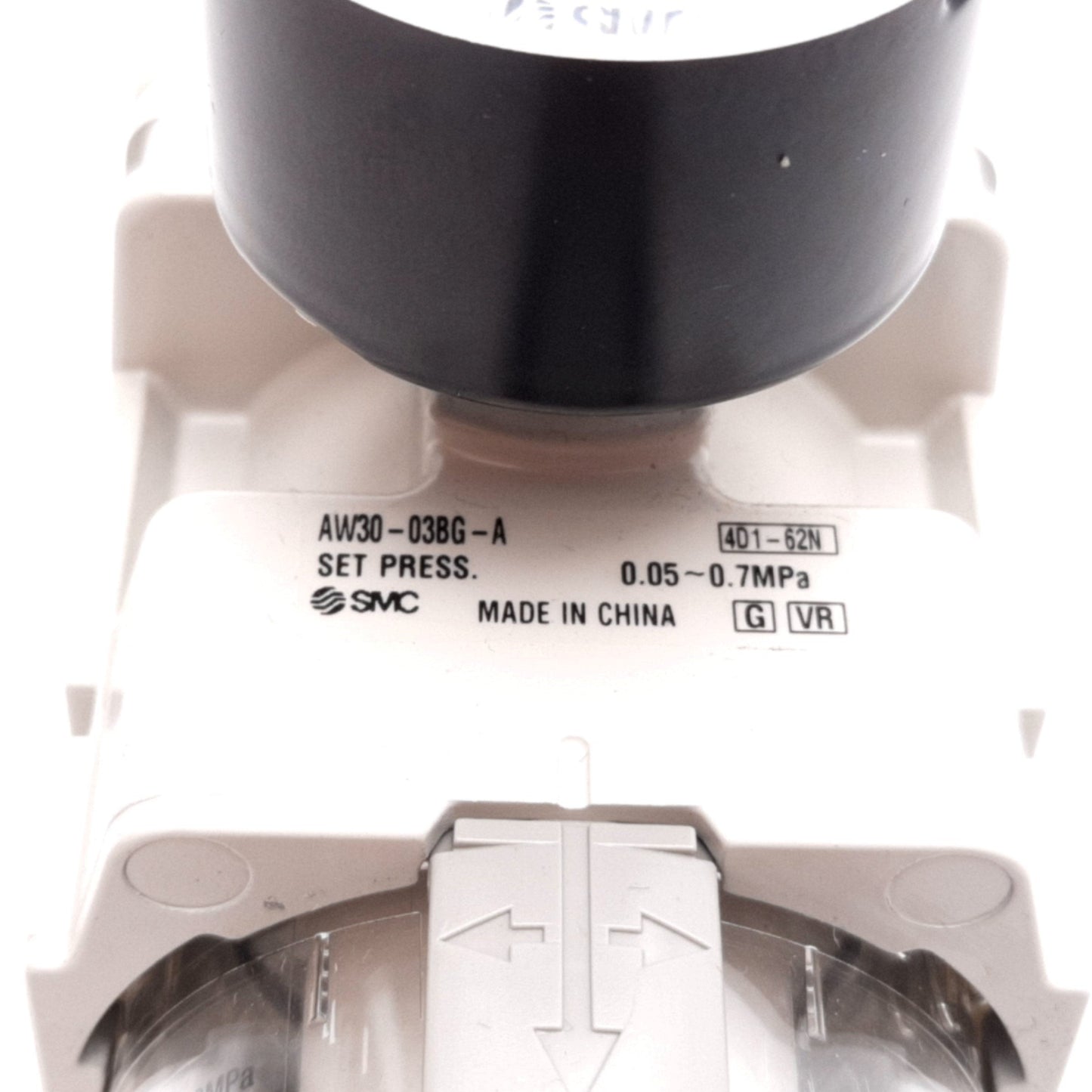 Used SMC AW30-03BG-A Filter Regulator, Supply: 1.0MPa, Set: 0.05-0.7MPa, Rc3/8