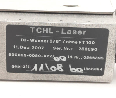 Used TCHL-Laser 1356394 PT-100 Sensor, 3/8" Connection, M12 8-Pin Connector