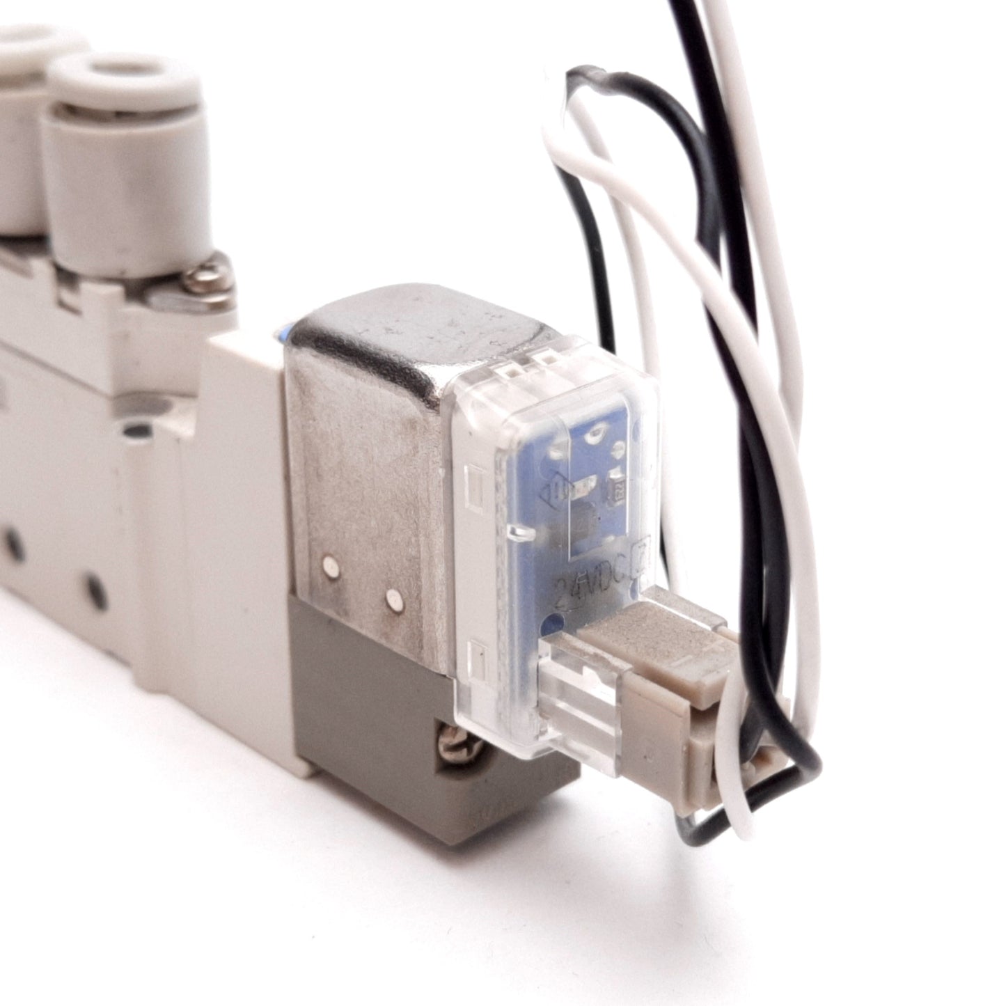 Used SMC SY3120-5LZ-C6 Solenoid Valve, 2-Position 5-Port, 24VDC, 0.15-0.7MPa