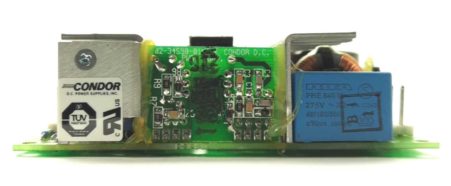 Used CONDOR GLM50D Power Supply, 50W 5VDC 4A 24VDC 1.5A -12VDC .2A Out, 100-240VAC In