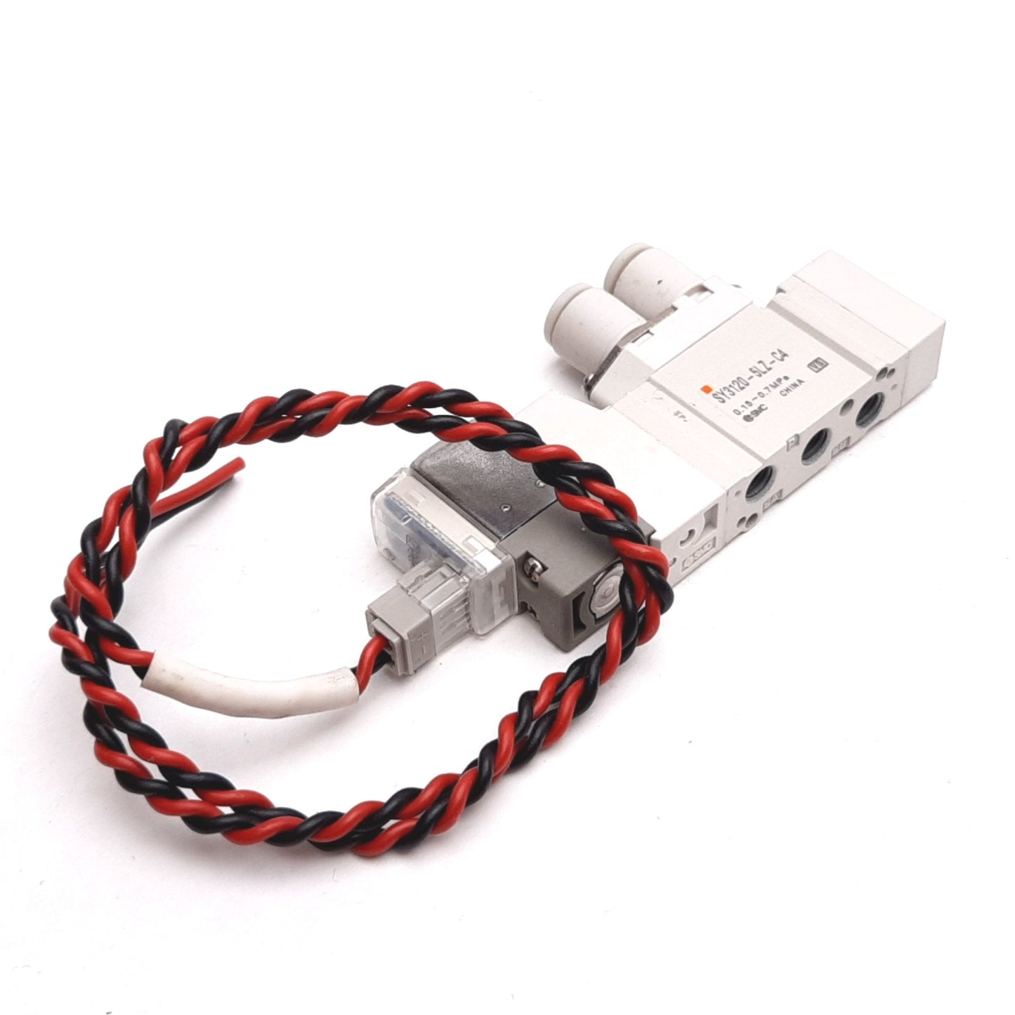 Used SMC SY3120-5LZ-C4 Solenoid Valve, 2-Position 5-Port, 24VDC, 0.15-0.7MPa